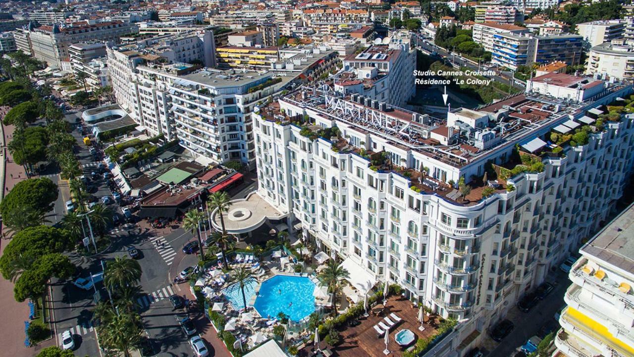 Studio Cannes Croisette Martinez Lägenhet Exteriör bild